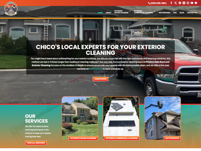 Pristine Safe Roof and Exterior Cleaning