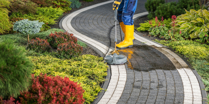 Walkway Washing in Chico, California